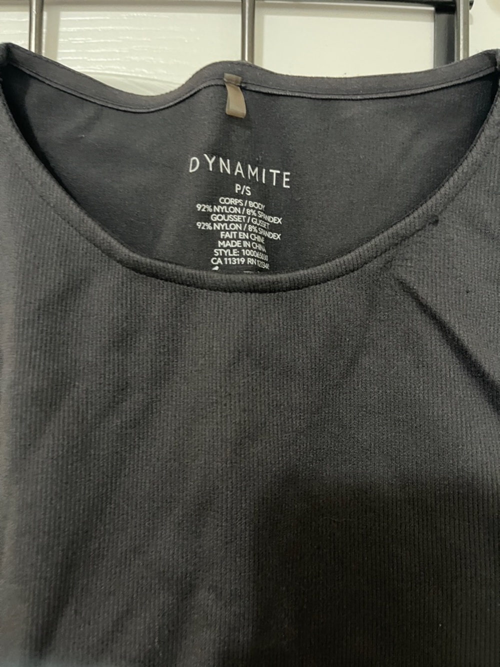 Dynamite grey bodysuit - Picture 2 of 2